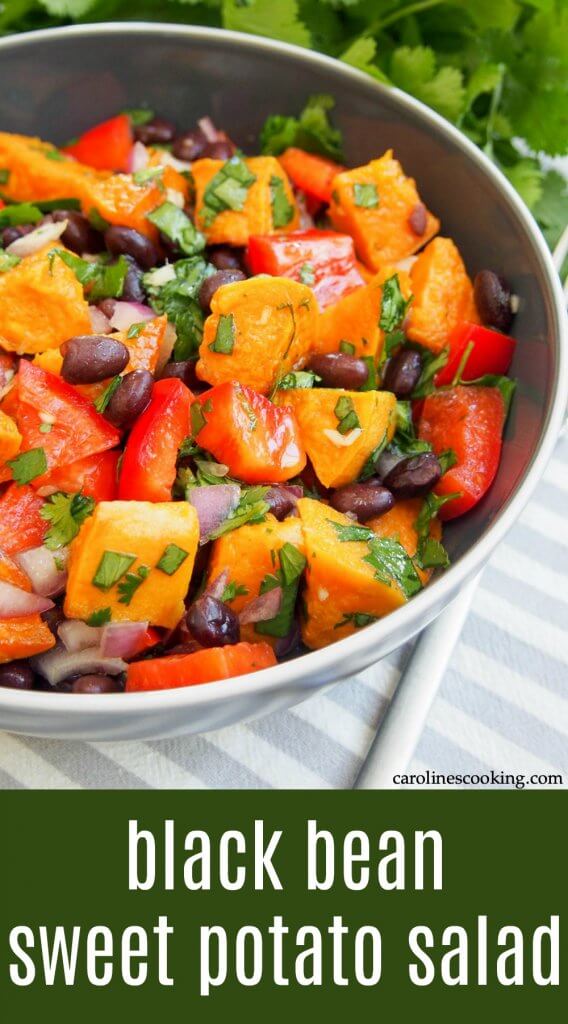 Black bean sweet potato salad