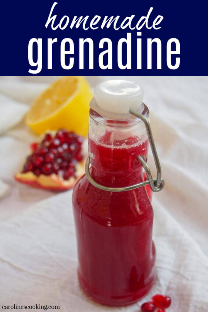 homemade grenadine pin