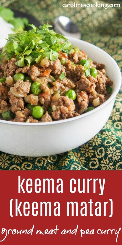 Keema curry (keema matar) is a delicious Indian/Pakistani ground meat and pea curry. Easy to make, and with plenty of flavor, it's a great meal for any night of the week. It's also perfect for meal prep.