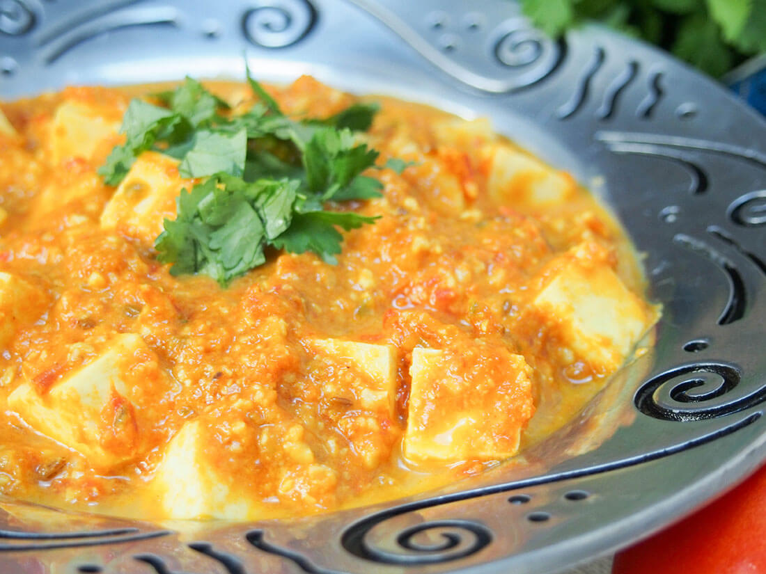 paneer Makhani in serving dish