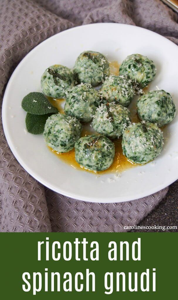 ricotta and spinach gnudi