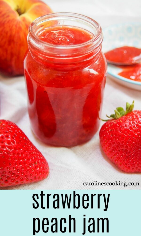 strawberry peach jam