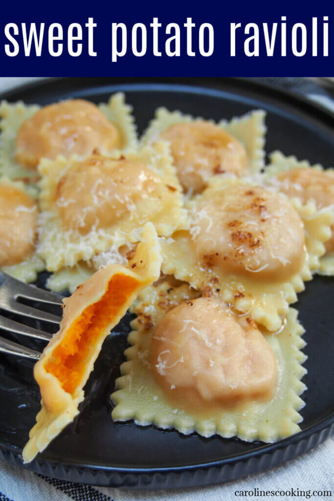 sweet potato ravioli