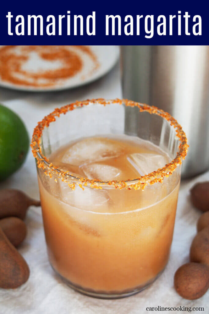 This tamarind margarita gets an extra burst of sweet tart flavor from citrus-like tamarind, that also adds depth to the drink. It's no wonder this is a favorite variation on the classic cocktail. Perfect icy-cold on a warm day.