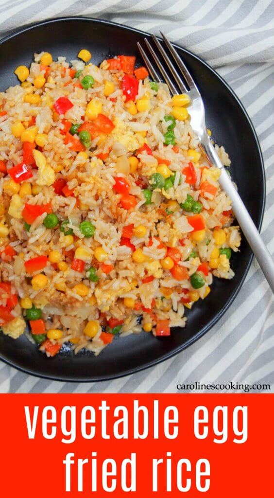 Vegetable egg fried rice